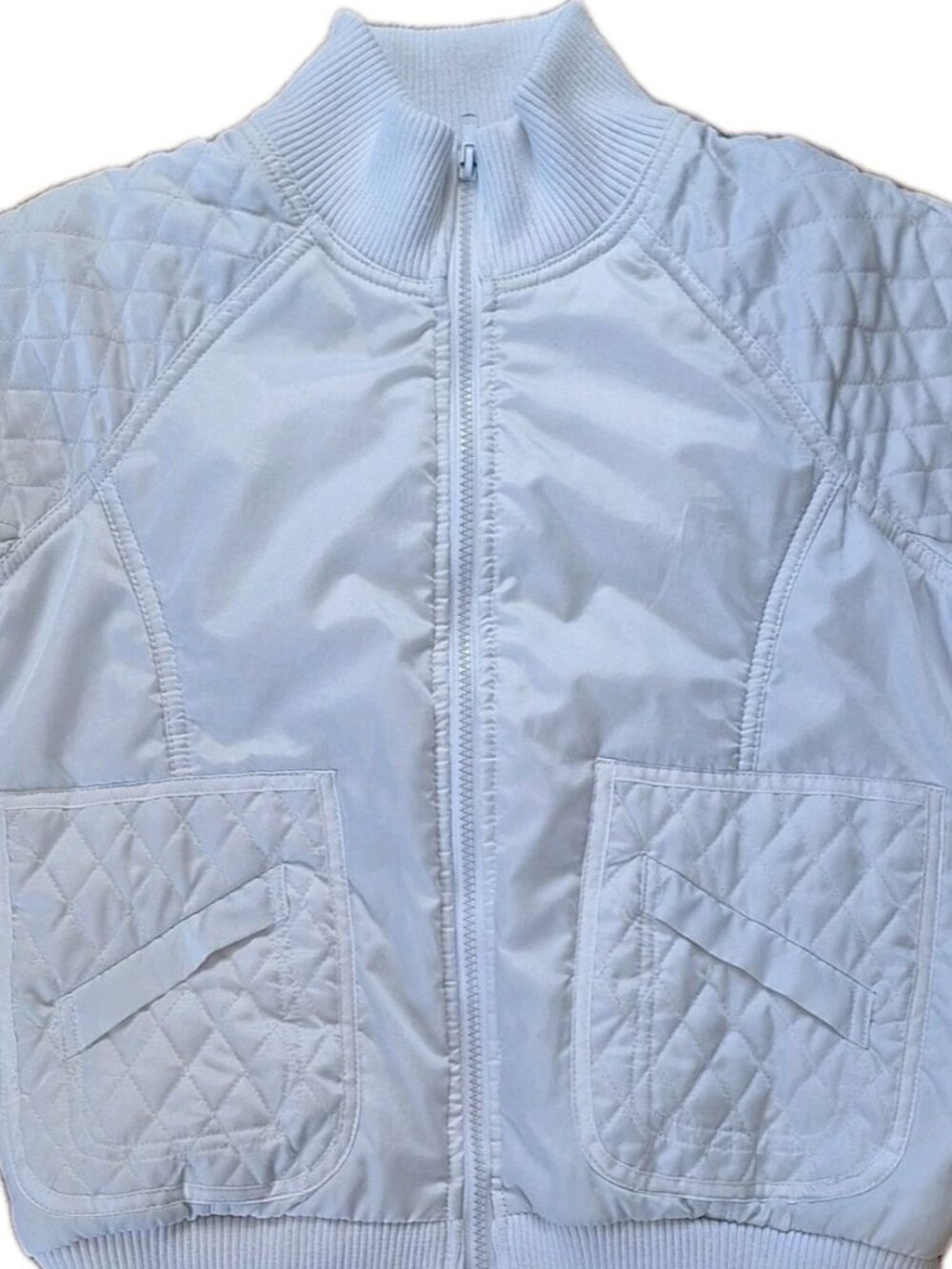 SIBLINGS WHITE PUFFY SPING JACKET WHITE SIZE XL - Picture 3 of 5
